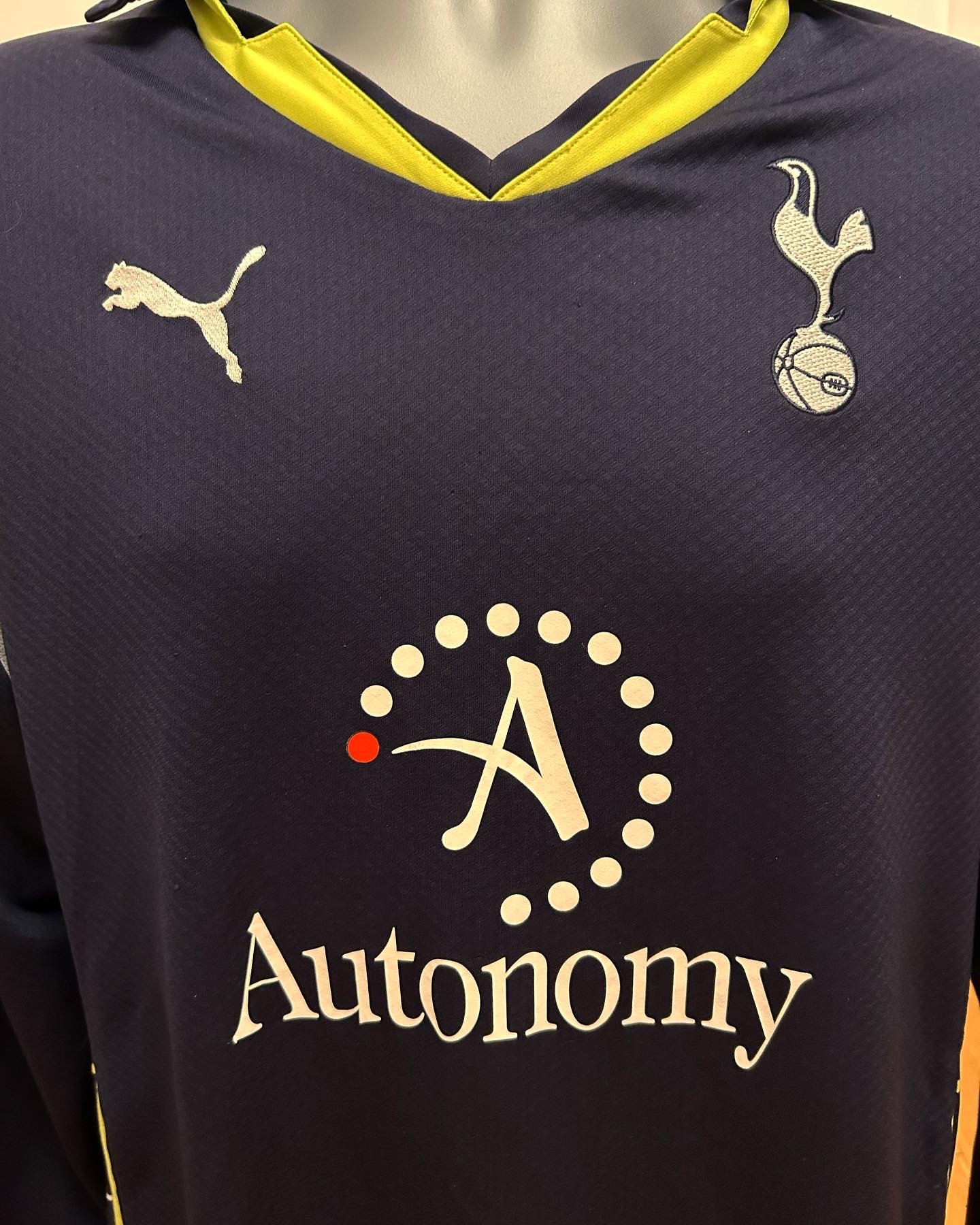 Image of Tottenham Hotspur "BALE 3" 2010/11 Third Shirt Long Sleeve (M)