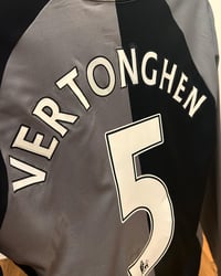 Image 4 of Tottenham Hotspur "VERTONGHEN 5" 2012/13 Third Shirt Long Sleeve (M)
