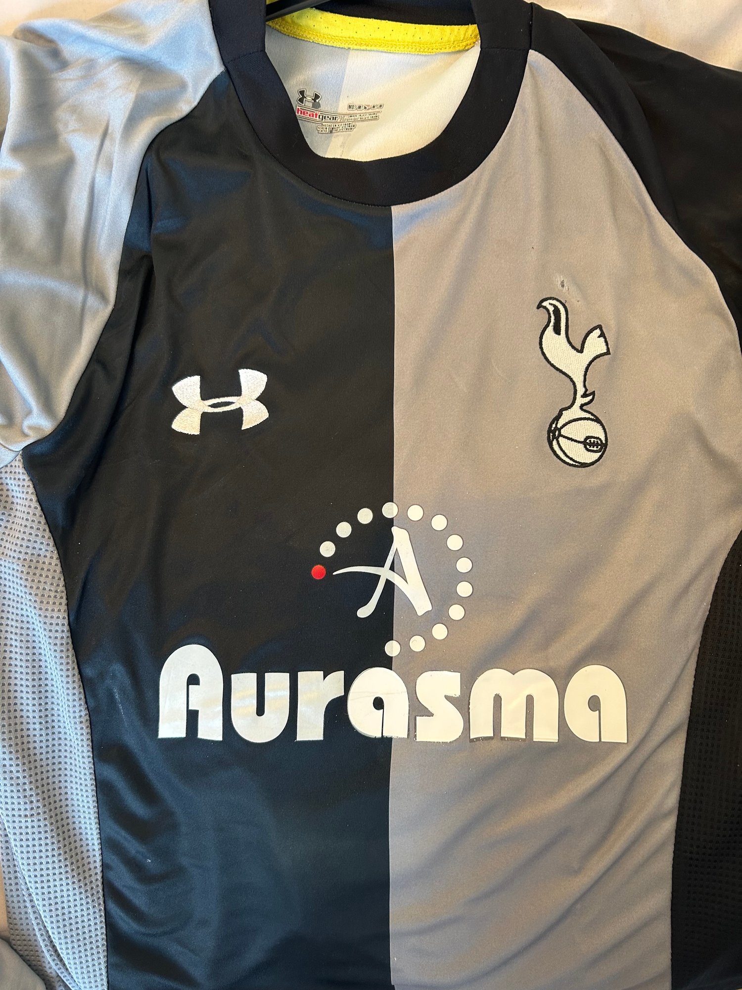 Image of Tottenham Hotspur "VERTONGHEN 5" 2012/13 Third Shirt Long Sleeve (M)