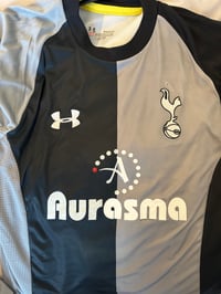 Image 3 of Tottenham Hotspur "VERTONGHEN 5" 2012/13 Third Shirt Long Sleeve (M)