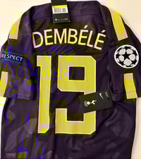 Image 1 of Brand New Tottenham "DEMBELE 19" 2017/18 UCL Third Shirt, S
