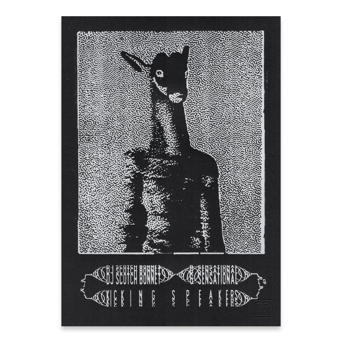 Image of Kicking Speakers Print