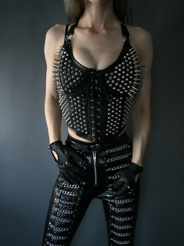 Image of MULTISIZE STUDDED BUSTIERS