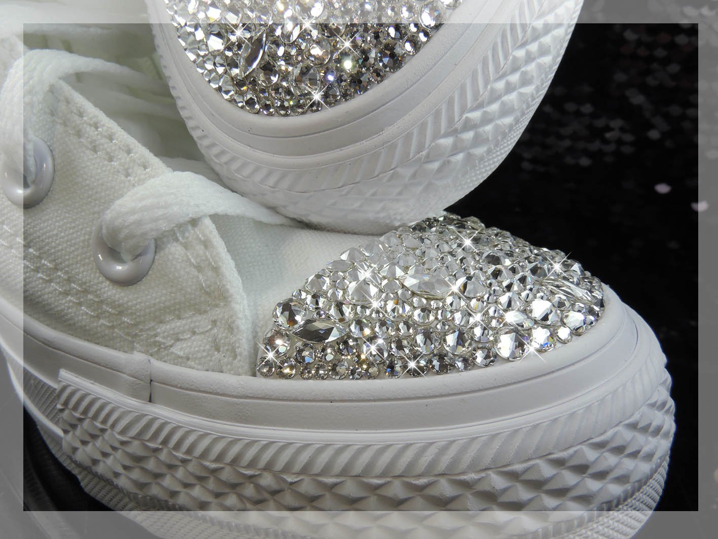 Converse Wedding Shoes Converse All Star Rhinestone Chuck Taylor