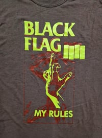 Image 2 of Black Flag Angel Dust/My Rules double print tee