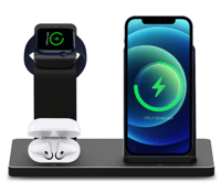 3 in 1 Aluminium wireless charger station-R3