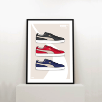 Image 2 of Sneaker Poster Puma Suede Classic Colorways Print