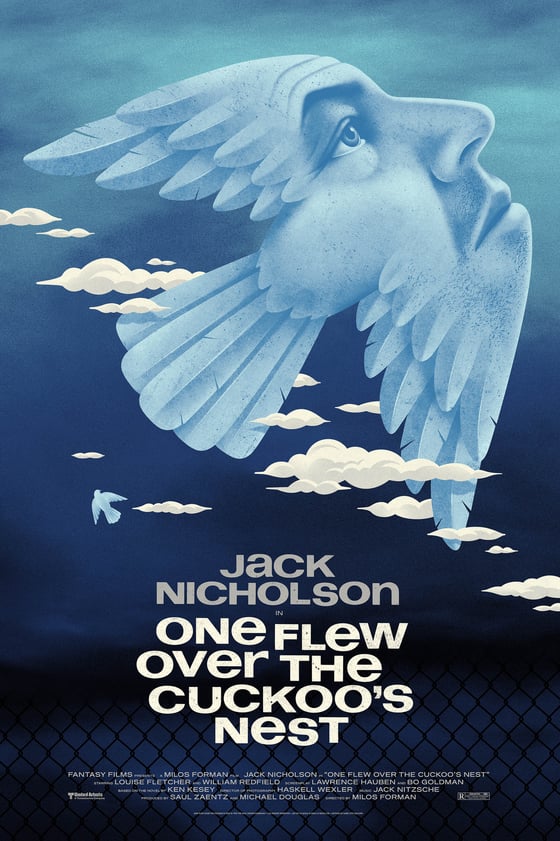Image of One Flew Over the Cuckoo's Nest - Blue Variant