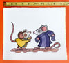 Mice on the Moon original artwork: Pedro's Escape Plan