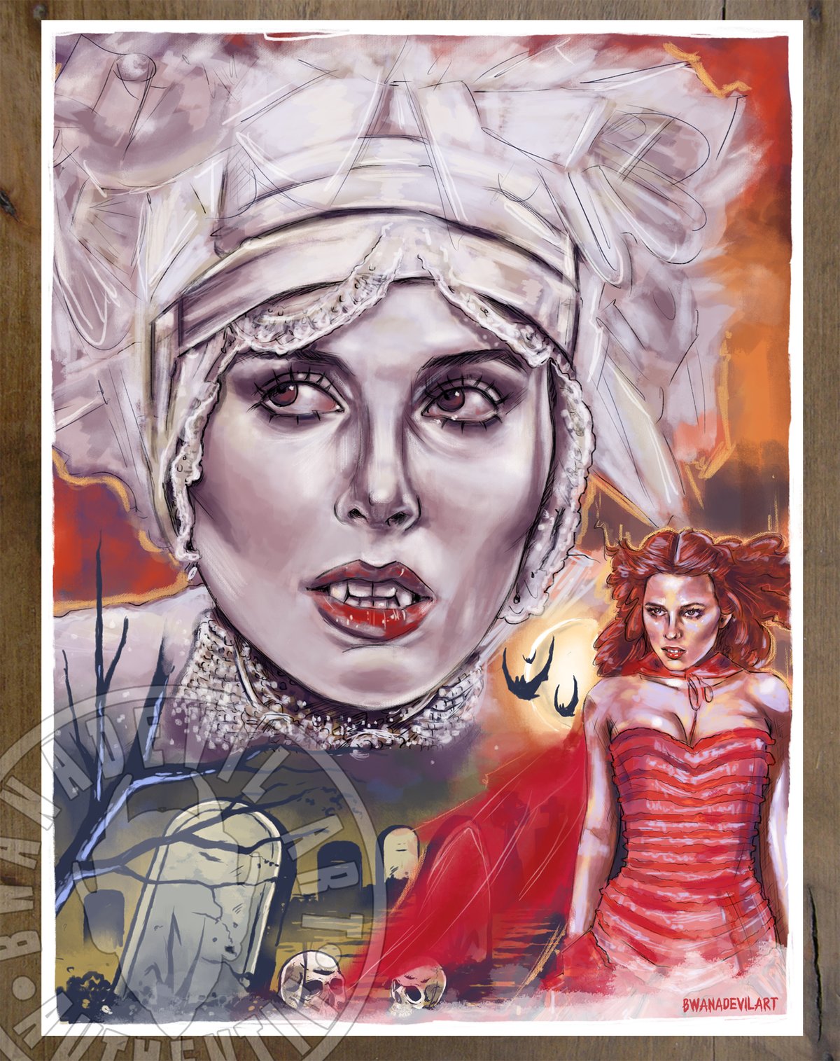 Image of Lucy Westenra Art Prints (5x7" & 9x12")