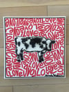 World Cow Collaboration 🌍🐄❤️ 12” x 12” Canvas