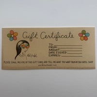 Image 3 of GIFT CERTIFICATE - AVAILABLE NOW - Please contact me for purchase