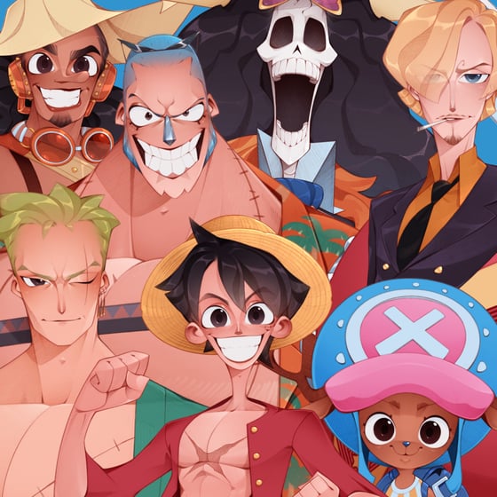 Image of One Piece Guys (individual Prints)