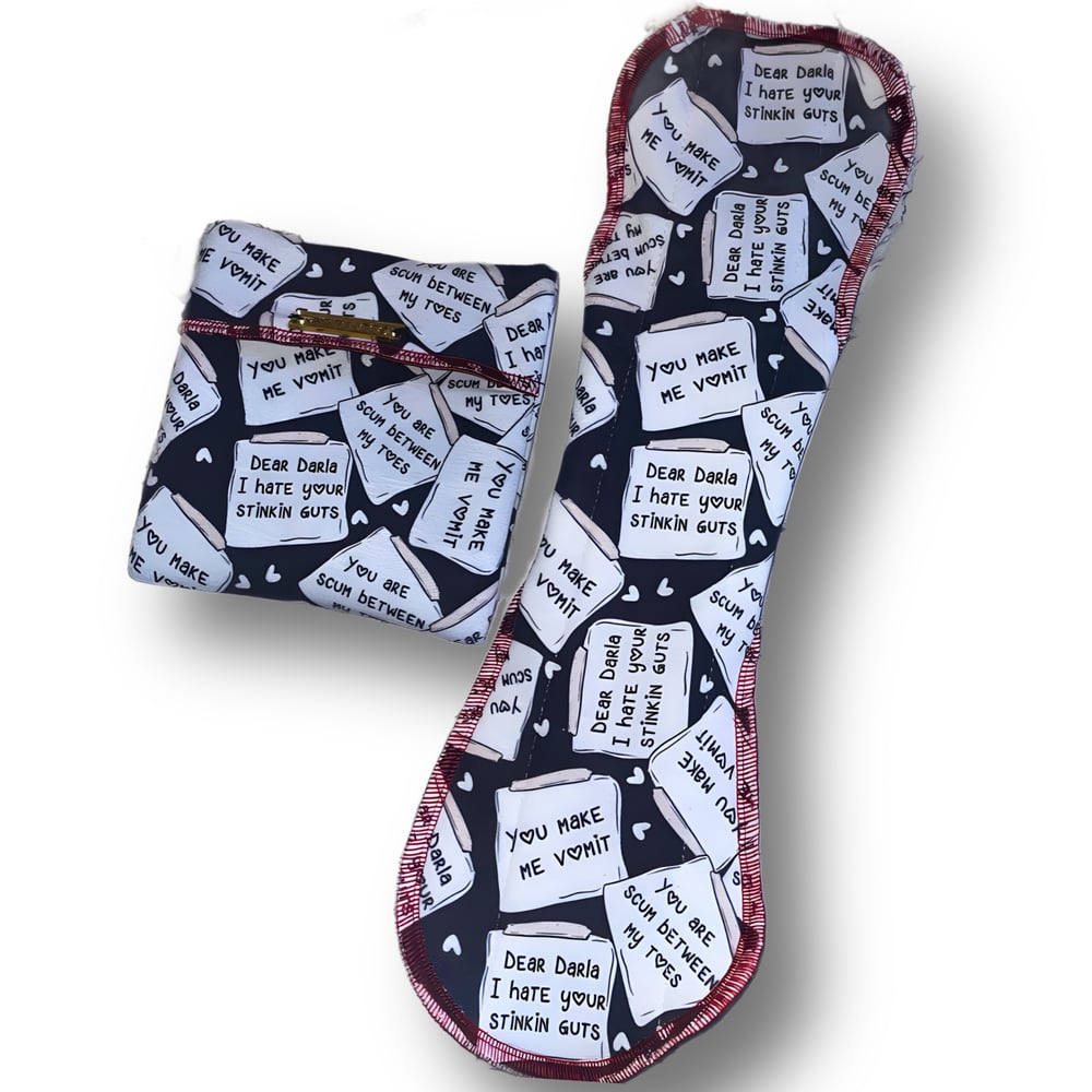 Image of Dear Darla reusable pad with wrapper