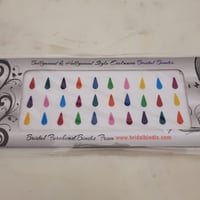 Image 3 of Traditional Multicolor Teardrop shape Bindi