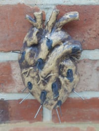 Image 2 of The Cursed Heart ceramic wall decor