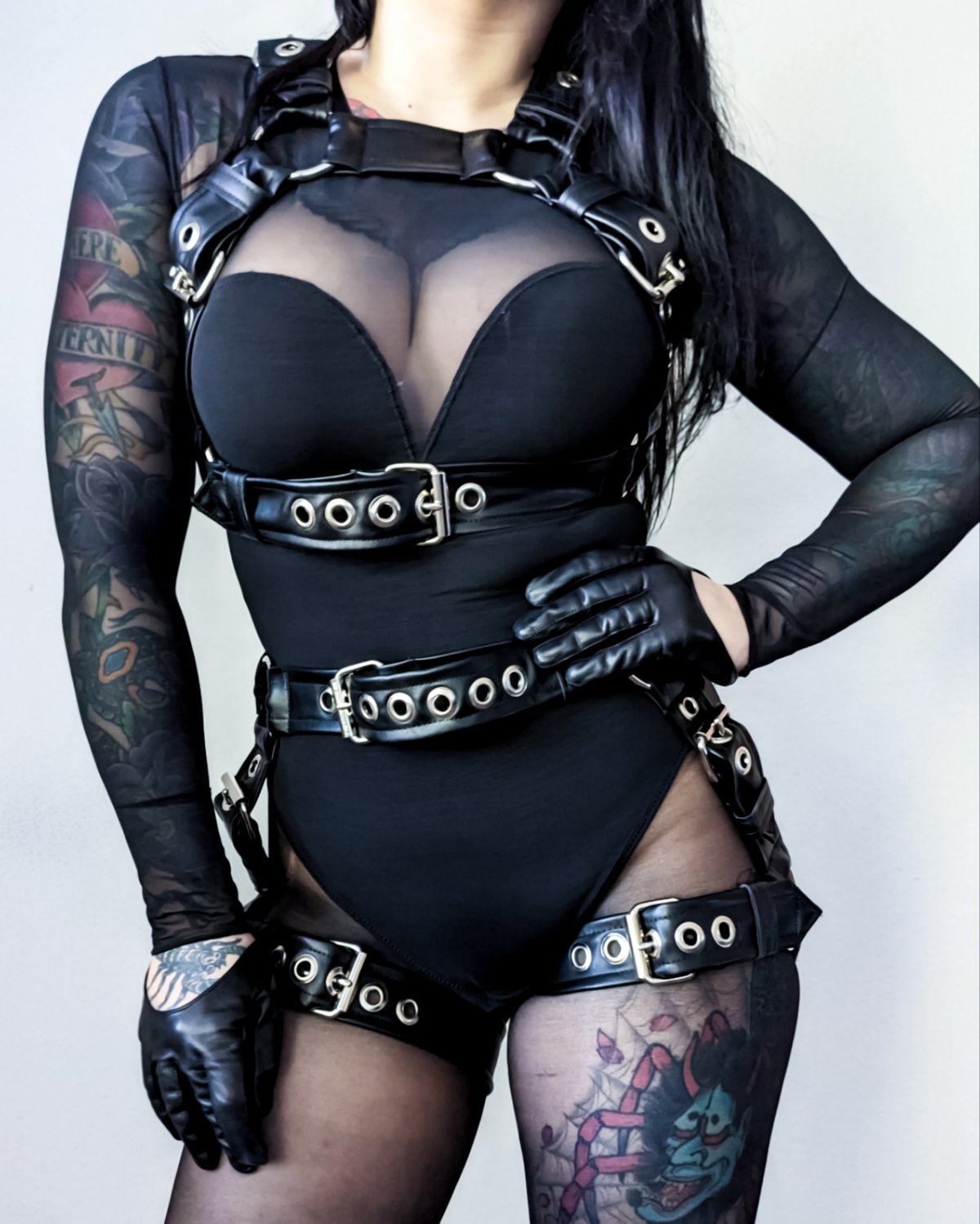 MADE-TO-ORDER: Heavy Metal Leg Harness