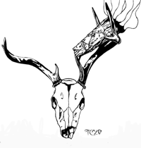 Image 1 of Skull and Sage Back Patch