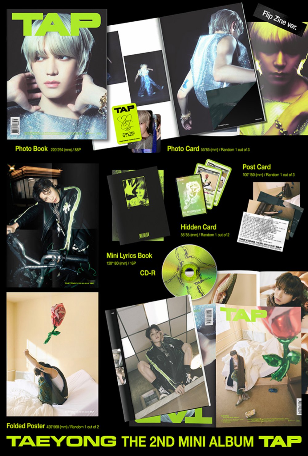 Image of TAP - TAEYONG 2nd Mini Album (Flip Zine Ver.)