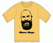 Image of Blame Ringo - Danaj Shirt - Mens (Honey & Light Blue)
