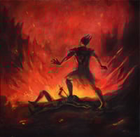 Fingolfin vs. Morgoth Triptych III: Last and Most Desperate Stroke