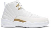 AJ 12 Retro "White/Metallic Gold" 