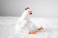 Image 3 of chicken plush white