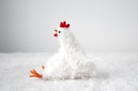 Image 4 of chicken plush white