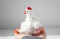 Image 1 of chicken plush white
