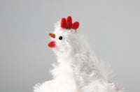 Image 2 of chicken plush white