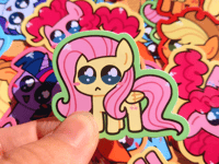 Image 5 of Itty-bitty Mane Six 1.5 Inch Glossy Stickers