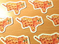 Image 3 of MC Animals 2 Inch Glossy Stickers