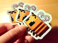 Image 2 of MC Animals 2 Inch Glossy Stickers