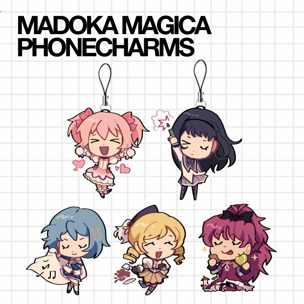 Madoka Magica Phonecharms