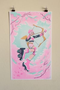 Image 1 of Target Acquired - Cupid Riso Print