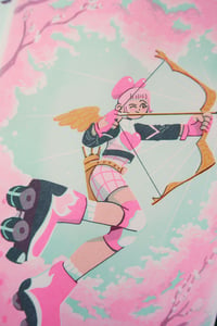 Image 3 of Target Acquired - Cupid Riso Print