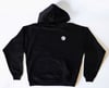 Rabbitman's 'EMBROIDERED LOGO' Oversized Hoodie, Black