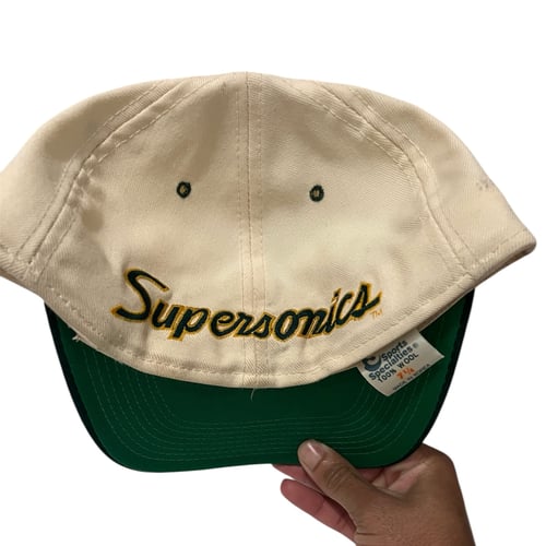 Image of Vintage Seattle SuperSonics Fitted Cap