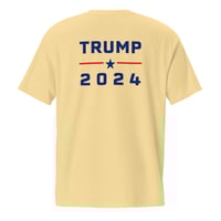 Image 3 of Trump 2024 - MAGA - Comfort Colors - Unisex Garment-Dyed Pocket T-shirt