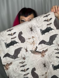 Vintage Anatomy Critter Poster Bandana Ready To Ship