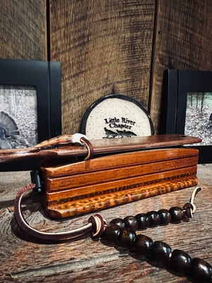 Image of Walnut/Mahogany with Snakewood inlay