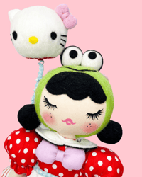 Image 1 of Medium Art Doll Keroppi Inspired 