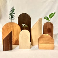 Image 1 of Wood Vase
