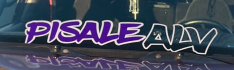 Windshield banner white outline  Image 2