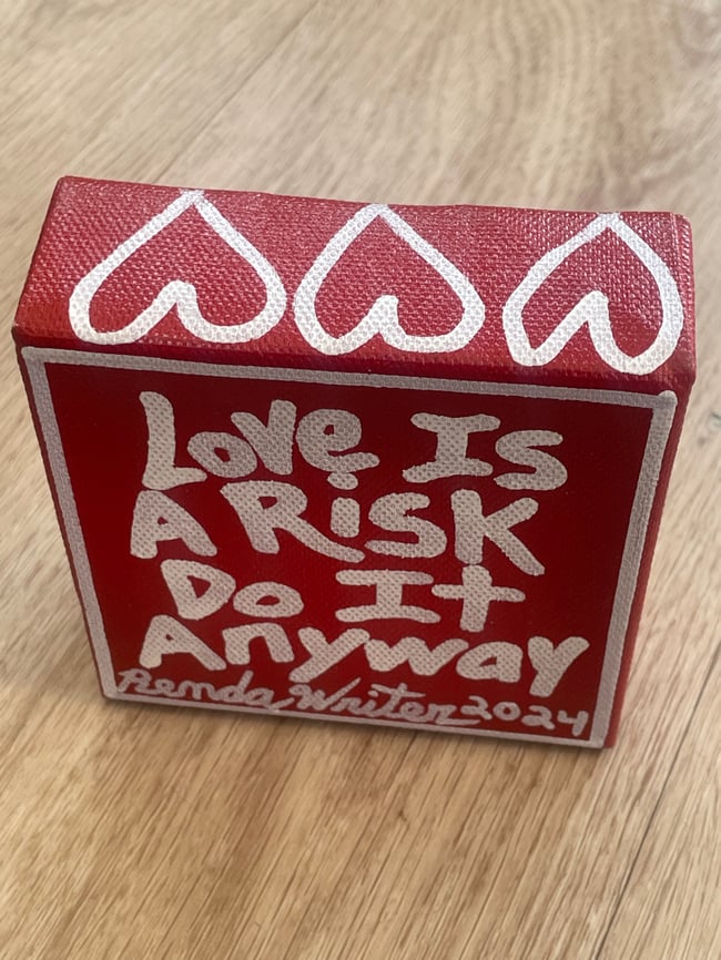 4” x 4” x 1.5” Canvas Block ✍🏻 #2