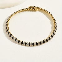 Image 2 of Brighten The Night Choker Necklace - Black