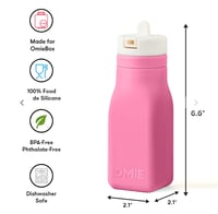 Image 4 of Omie Bottle Silicone Drink Bottle 250ml