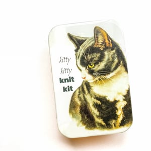 Image of Cat Stitch Marker Tin