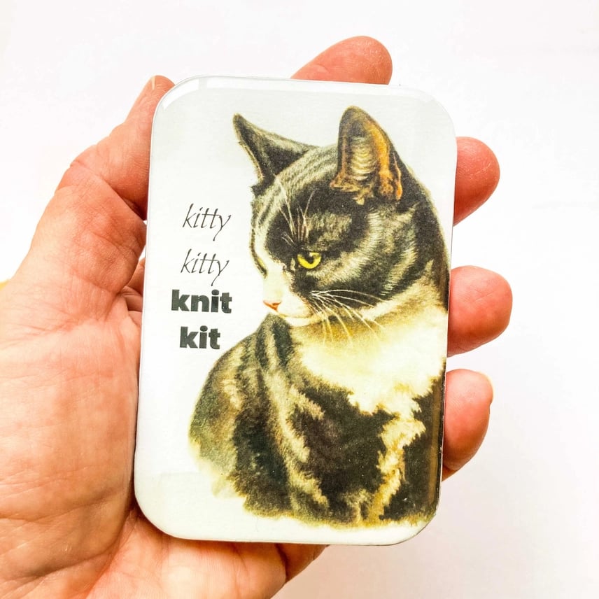 Image of Cat Stitch Marker Tin