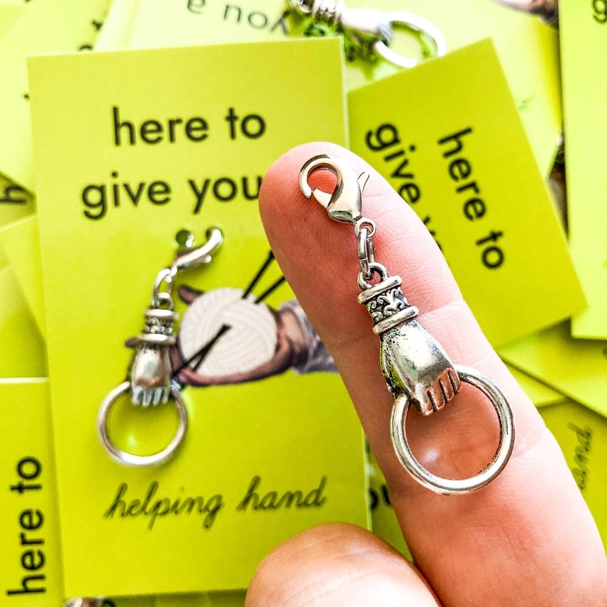 Image of Helping Hands Stitch marker